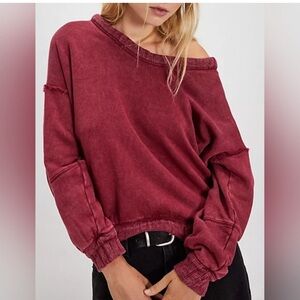 Free People We The Free Drop Sweet Pullover Sz XL NWT